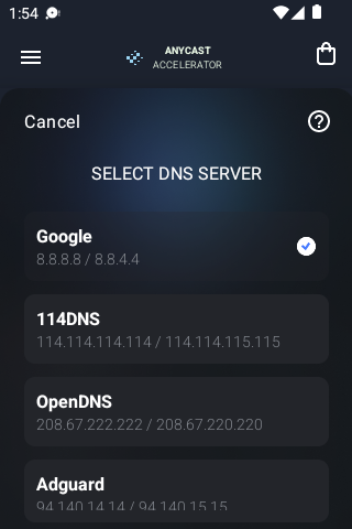 anycast加速器破解android下载效果预览图